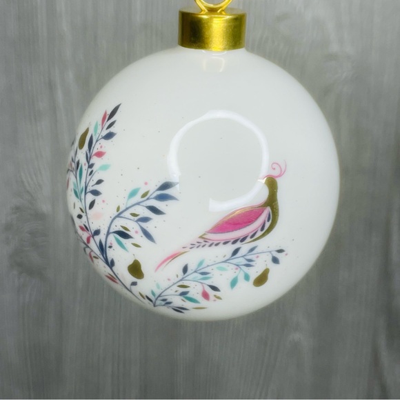 Sara Miller Portmeirion Partridge In A  Pear Tree bird Christmas tree Ornament - Picture 4 of 12